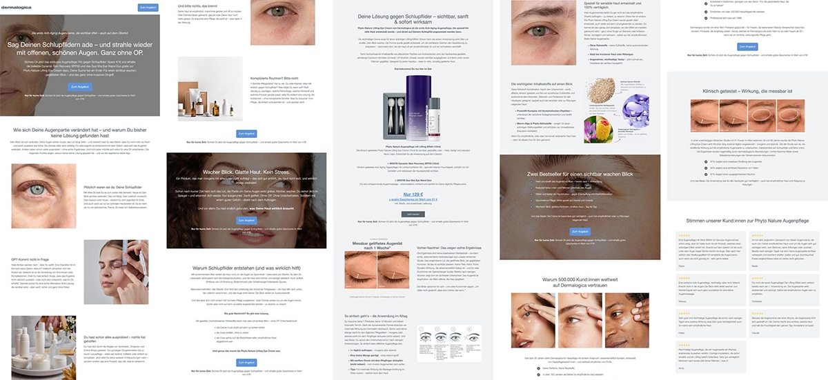 Abbildung: Dermatologica-Werbung